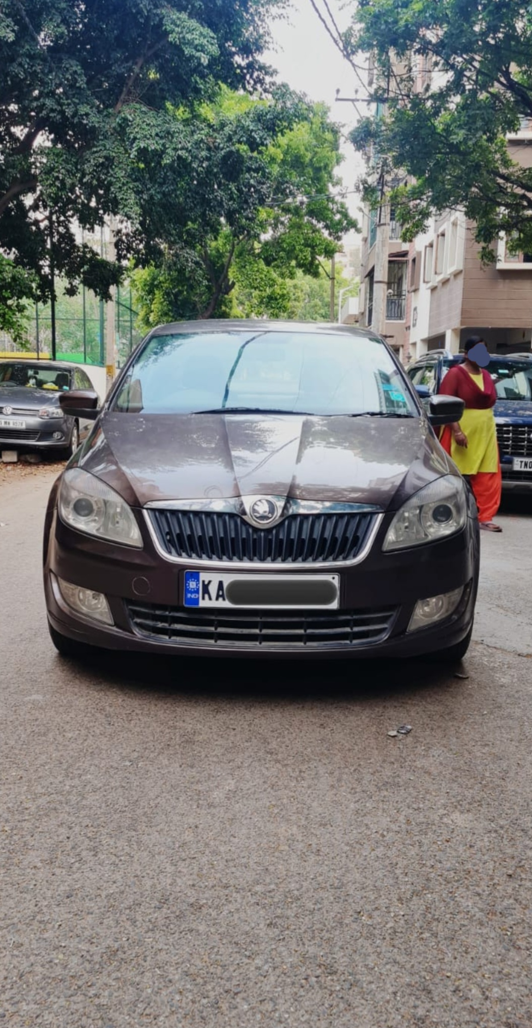 Skoda Rapid used car in Bangalore